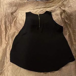 Large Black sleeveless ACTIVE USA Designed in LosAngeles blouse.